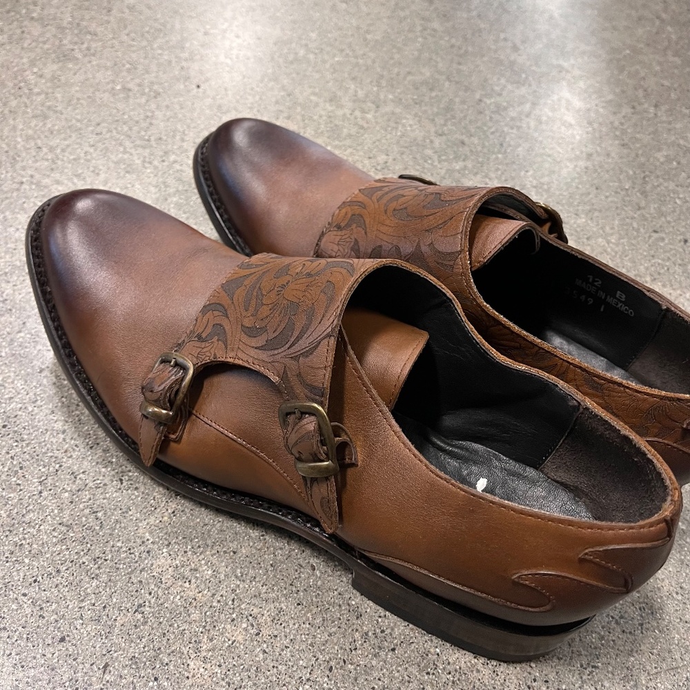 NIB Old Gringo Edwine Oxford Strap Saddle Sz 12 - Picture 3 of 12